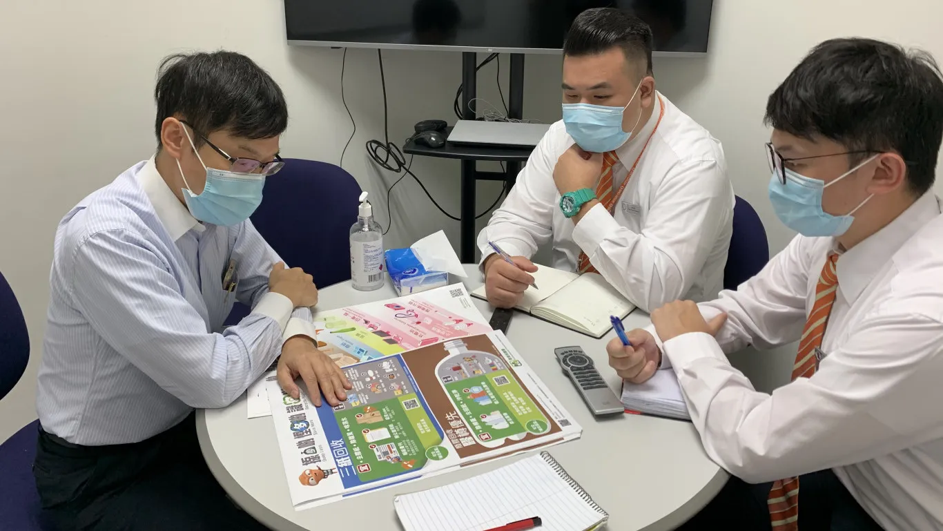 绿展队就干净回收提供意见