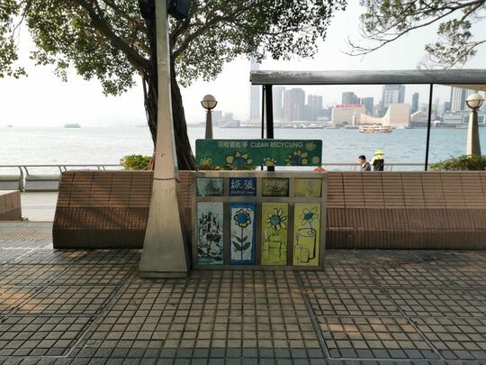 湾仔临时海滨花园 (近金紫荆广场)