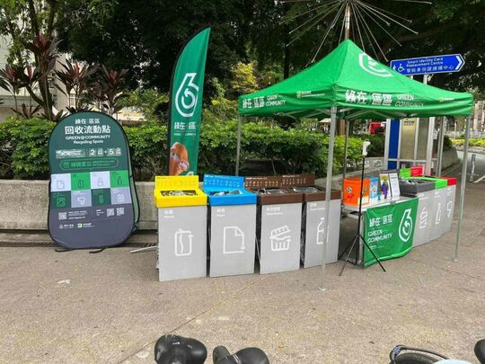 屯门田景路近良景轻铁站及田景巴士总站行人路空地位置