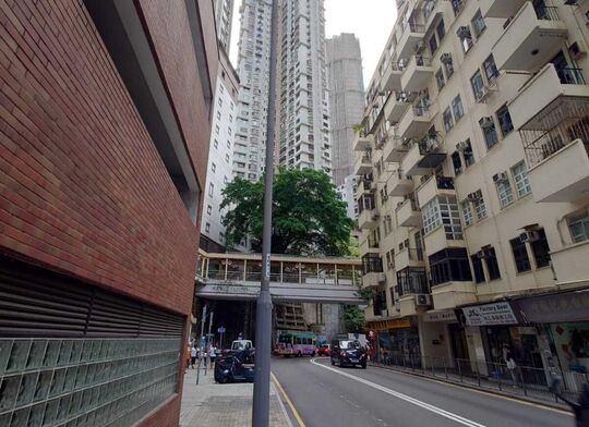 罗便臣道52号对面的行人路