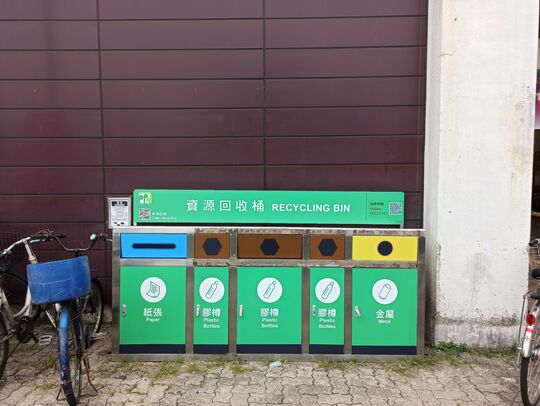 大屿山梅窝街市银石街入口