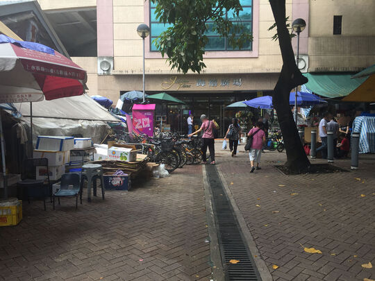 上水海禧华庭对出新荣街露天空地