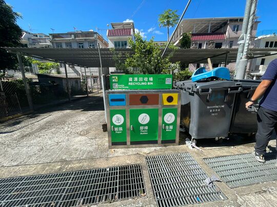 塘上村燈柱編號 VE5020 對面