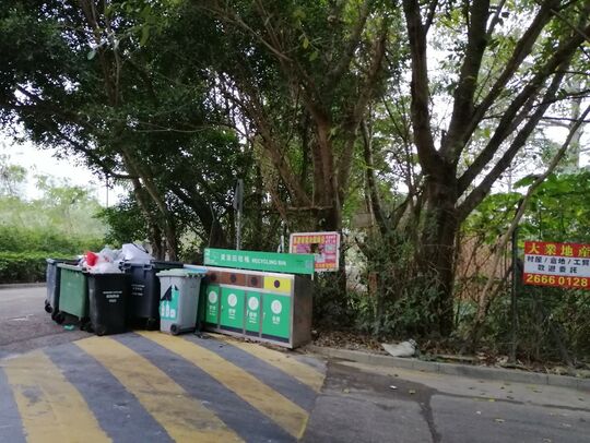 粉岭小坑村桶站旁N-125 (近梧桐河VD9771灯柱)