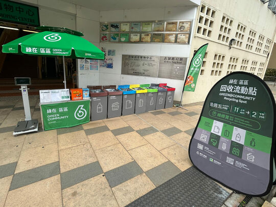 古洞街市购物中心地下古洞路入口位置