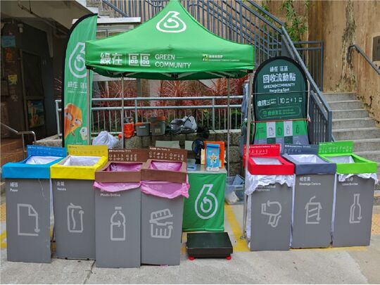 柴湾兴华邨丰兴楼对出环翠道行人路