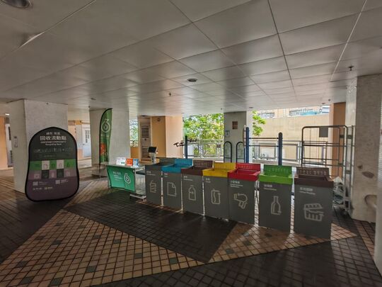 Semi-open space of Shek Fook House, Shek Lei (II) Estate