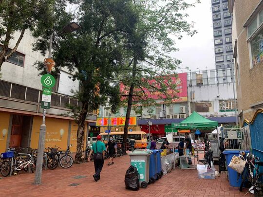 元朗萊恩英文幼稚園與富達廣場之間空地