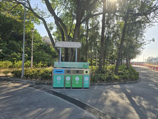 長洲西堤道,近燈柱 FB 6047